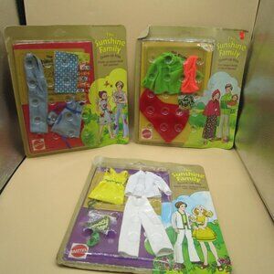 Mattel Vintage Sunshine Outfits - set of 3 'NRFB'